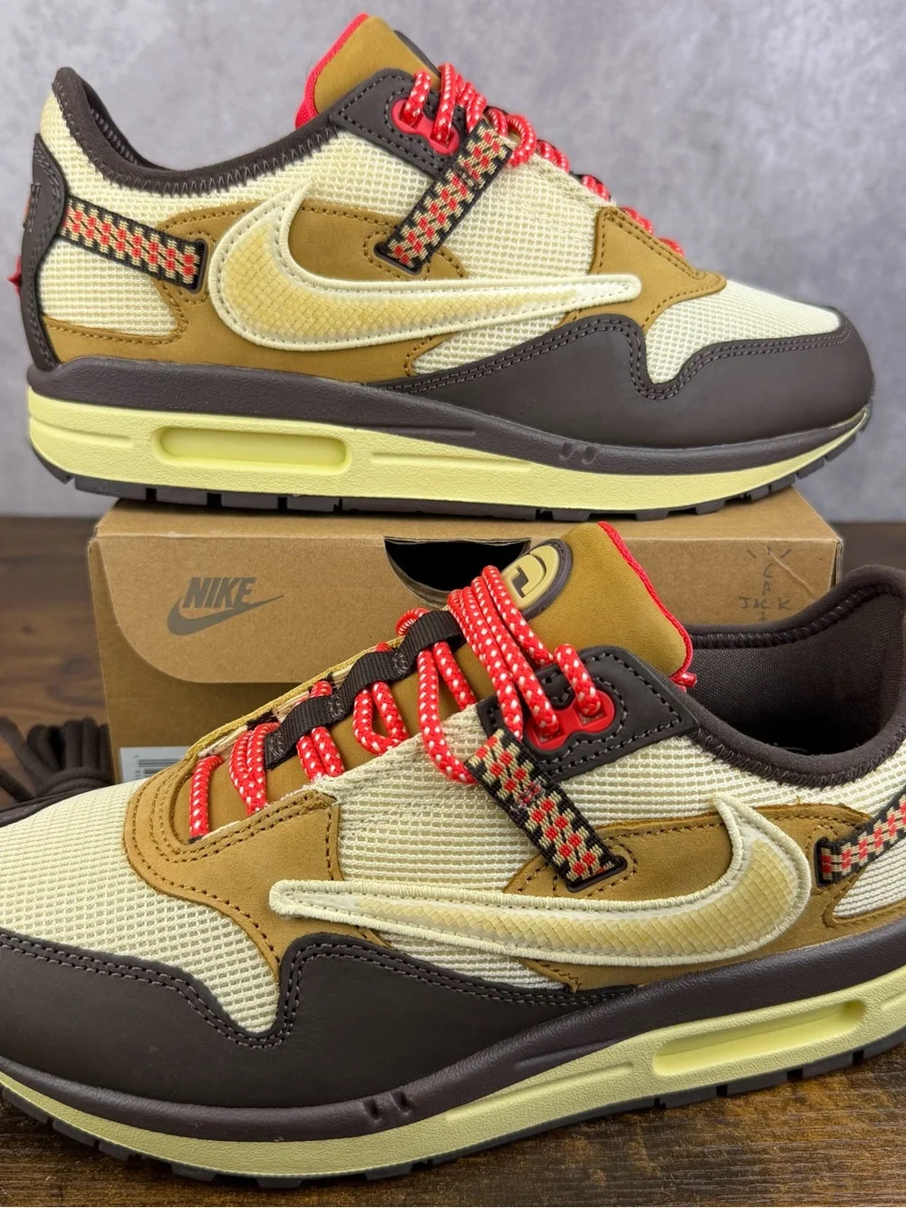 Nike Air Max 1 Travis Scott Baroque Brown Size 7 DO9392-200 Men’s Shoes OG Rare